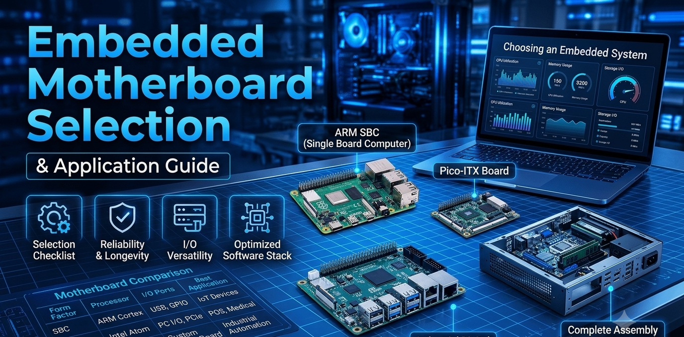 Embedded Motherboard Selection and Application Guide