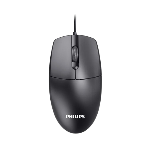 Philips SPK9304 Wired Office Mouse – 6D Design, 6400 DPI, RGB Backlight