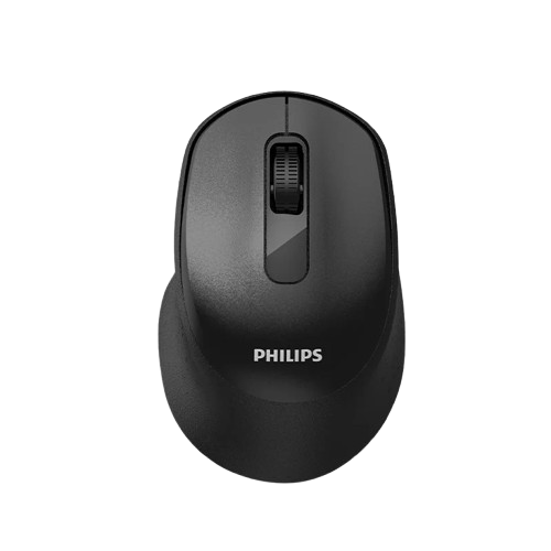 Philips Wireless Mouse SPK7448 Dual Mode (2.4GHz + Bluetooth) with Wireless USB receiver , 1600 DPI