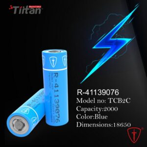 Tiitan 2000mAh 18650 3.7V 5C Cylindrical Lithium Ion Cell