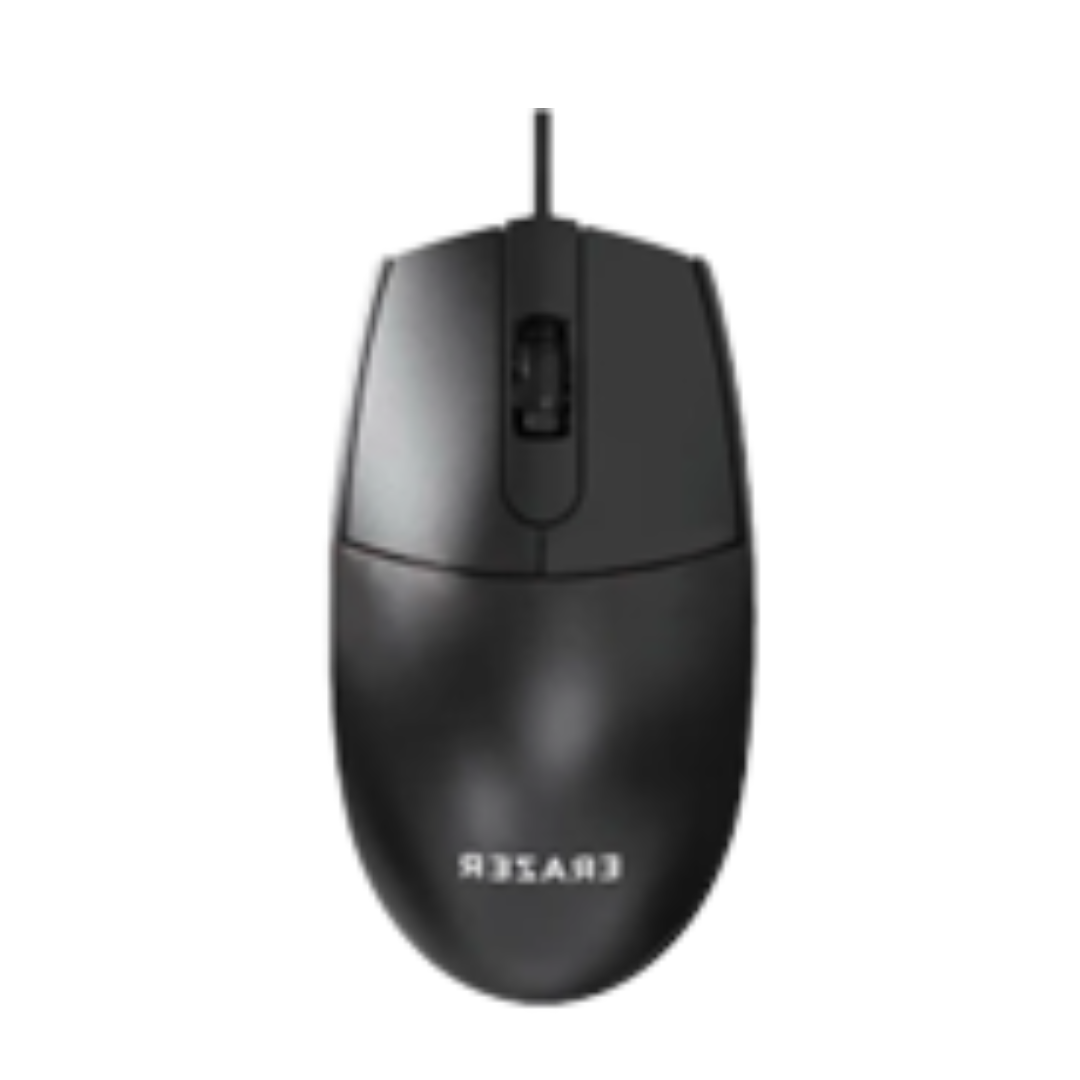 AOC D100 Wired Business Mouse – Black, ABS Plastic