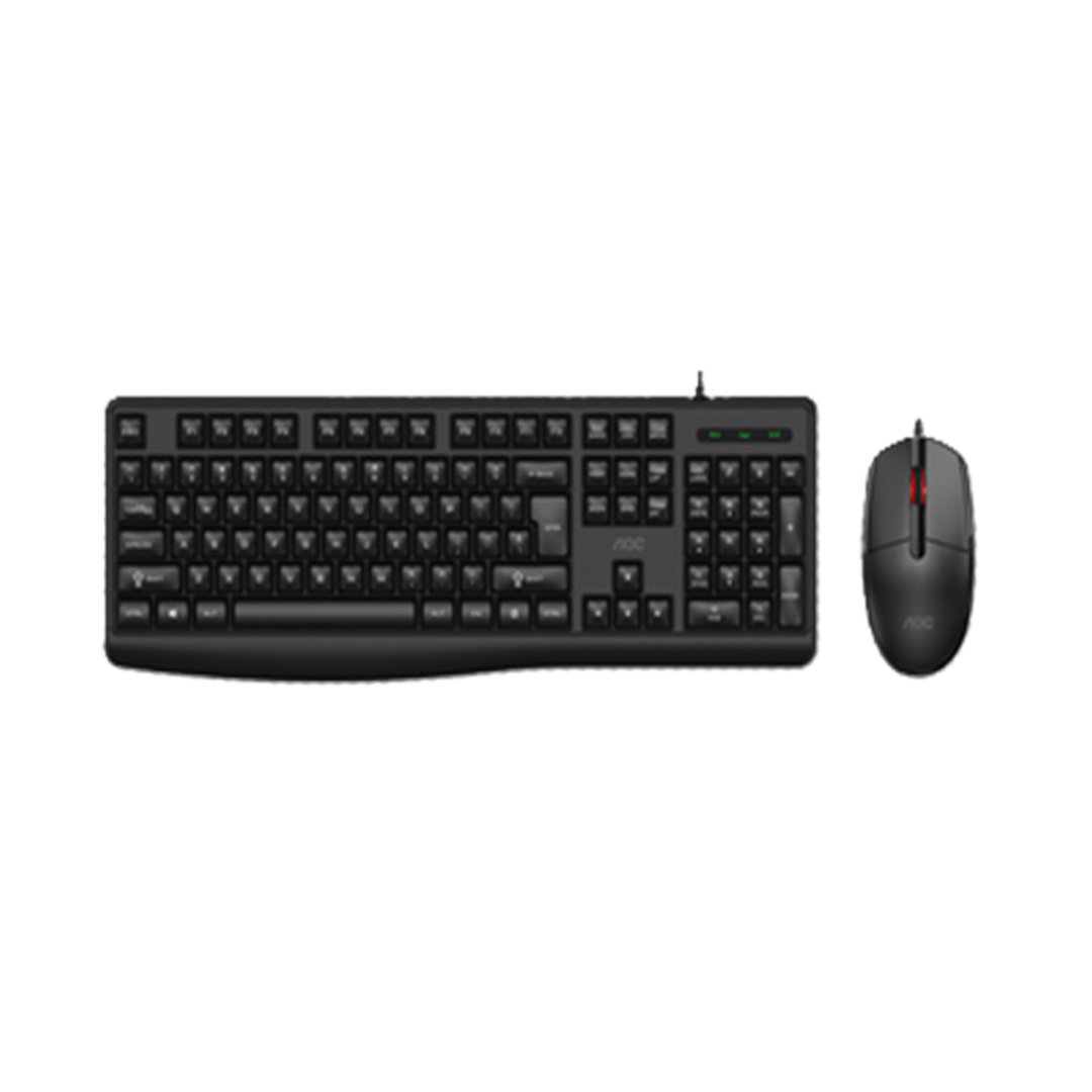 AOC KM170 Wired Office Keyboard & Mouse Combo