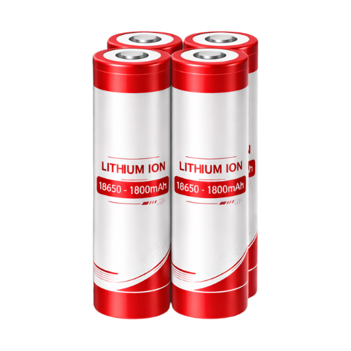 Lithium ION Cylindrical Cell 18650  -1800mAh Pack of 4