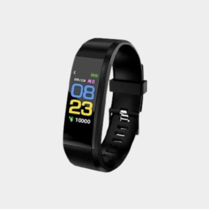 Tiitan Fitness Band Midnight Black (Regular Size, Black Strap)